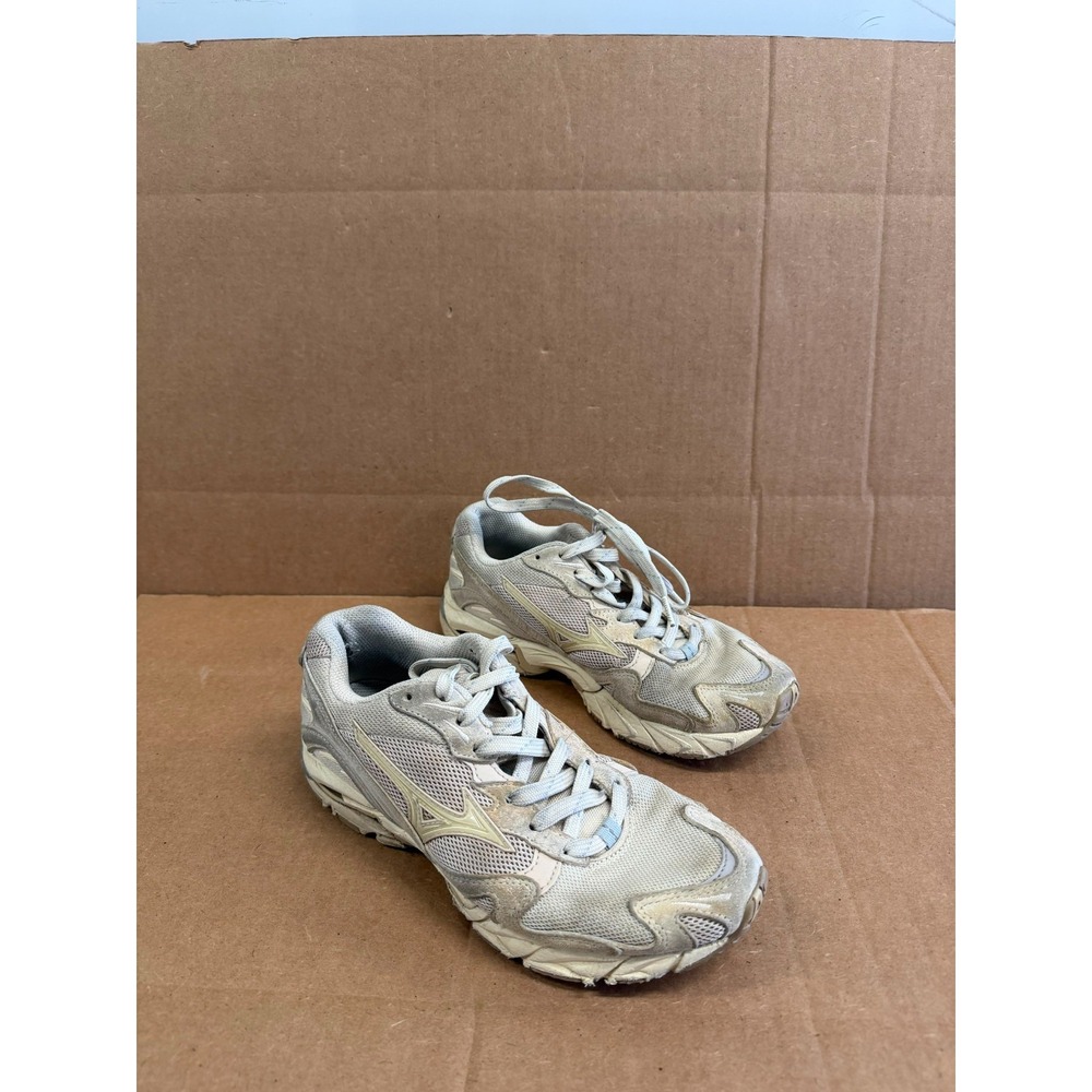 Mizuno Wave Rider 10 Lace Up Sneakers Khaki D1GA220601 Mens Size 5 US / 36.5 EU